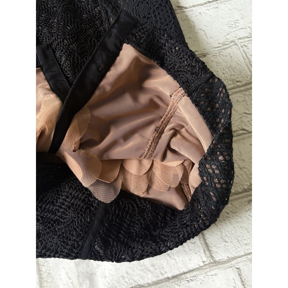 Beguile Byron Lars Anthropologie Mona Knit Dress Long Sleeve Black sz 4 - Picture 10 of 15